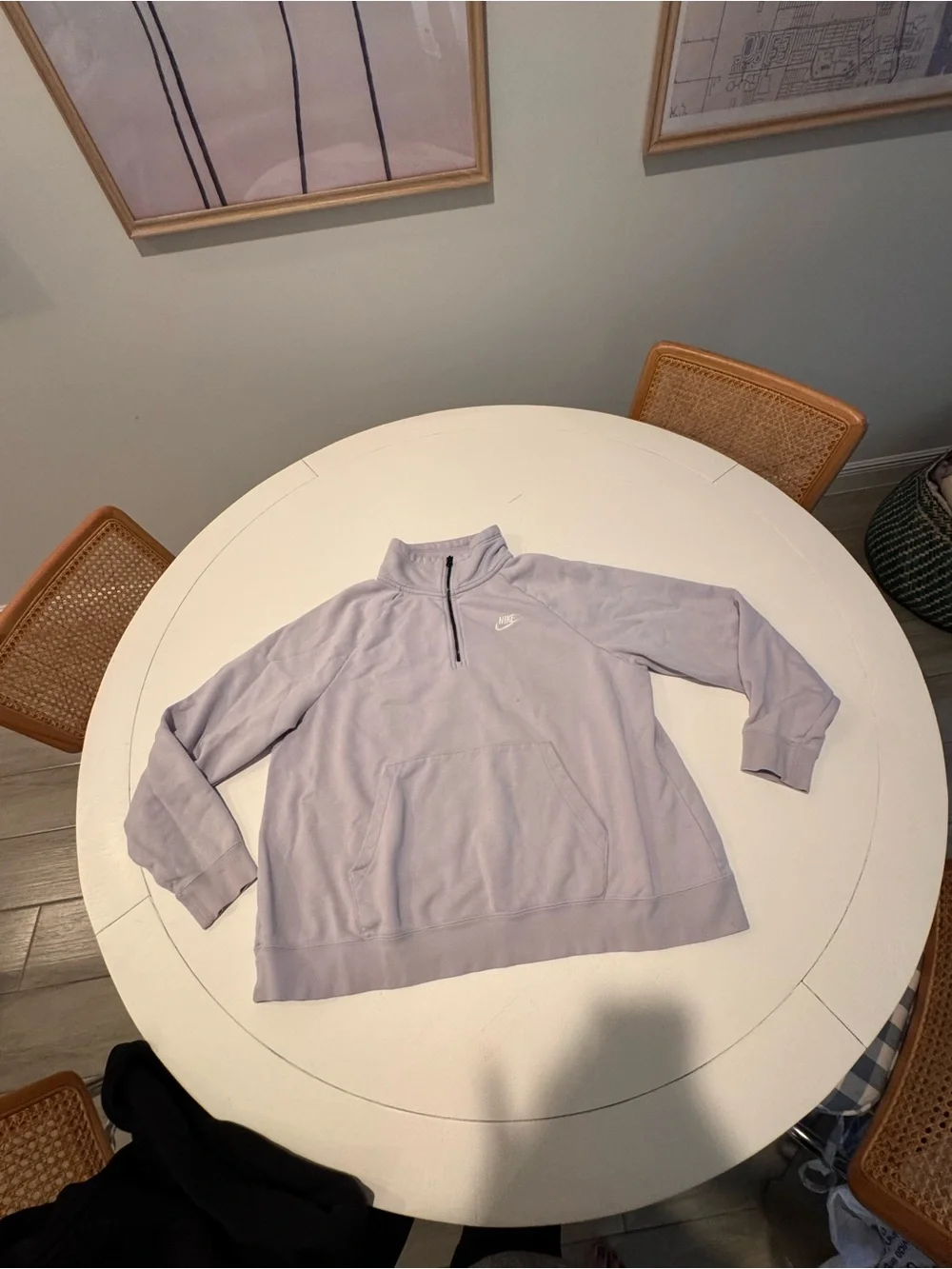 Nike Women’s Light Lavender Half-Zip Cowl Pullover